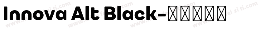 Innova Alt Black字体转换